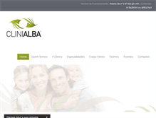 Tablet Screenshot of clinialba.com